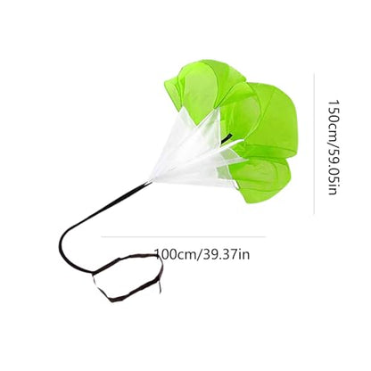 Parachute for Speed Training | Portable 59 Inch Parachute for Running - Strength Training Football Running Parachutes for Speed and Acceleration