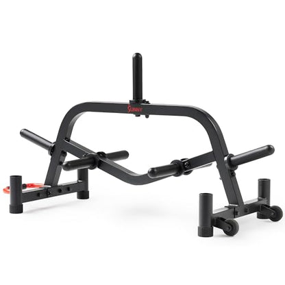 Sunny Health & Fitness Multi-Weight Storage Rack Stand for Dumbbells, Kettlebells, Olympic Weight Plates, Barbell, Medicine Ball - style: Plate & Barbell Rack