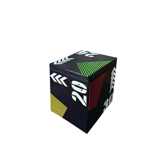 20/24/30 Inch Plyometric Jump Box, Soft Plyo Box Plyo Jumping Exercise Box for Home Gym