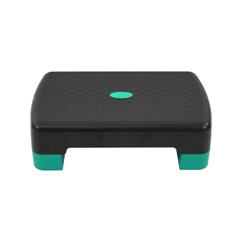 Fitvids 18" Aerobic Step Platform, Workout Stepper with Adjustable 2 Stackable Risers 3" 5.5" for Home Gym Small Space, Exercise Step, Multiple Option