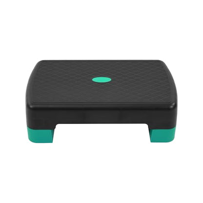 Fitvids 18" Aerobic Step Platform, Workout Stepper with Adjustable 2 Stackable Risers 3" 5.5" for Home Gym Small Space, Exercise Step, Multiple Option