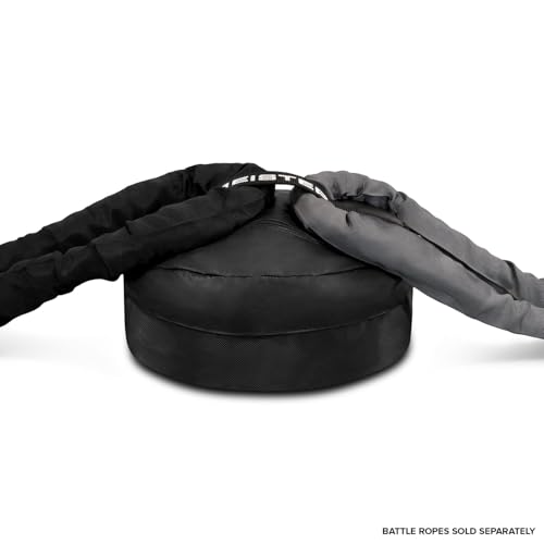 MEISTER Portable Battle Rope Anchor - Sand-Weighted Base for Rope & Fitness Training