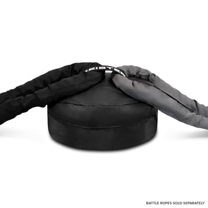 MEISTER Portable Battle Rope Anchor - Sand-Weighted Base for Rope & Fitness Training