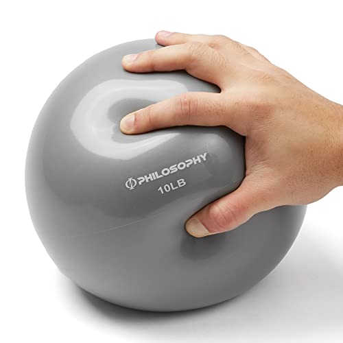 Philosophy Gym Toning Ball - Soft Weighted Mini Medicine Ball