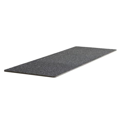 VEVOR 0.56In 100sq.ft 25 Tiles Gym Flooring for Home Gym, Rubber Top with High Density EVA Foam, 25" x 25" Gym Floor Exercise Equipment Mats, Interlocking Gym Mats, Puzzle Workout Mats, Black & White