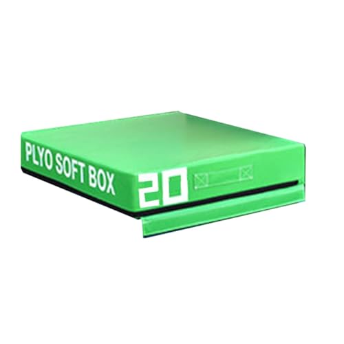 4-in-1 Foam Jumping Exercise Box Workout For Conditioning,Strength Training Non Slip PVC Leather - size: 80x65x20cm (31.5x25.6x7.9in)