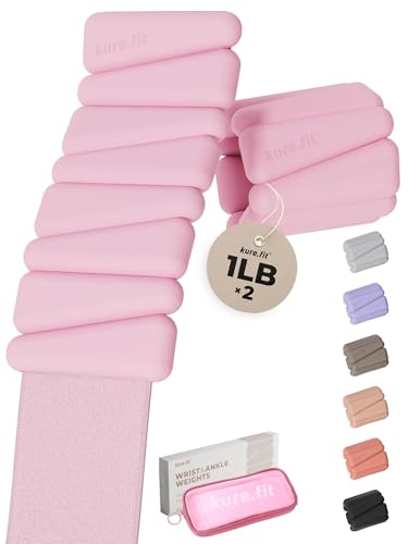 Pilates Weight | Wrist & Ankle Weights for Women | Weighted Bangles | 1LB/ 2LB Each (Set of 2)