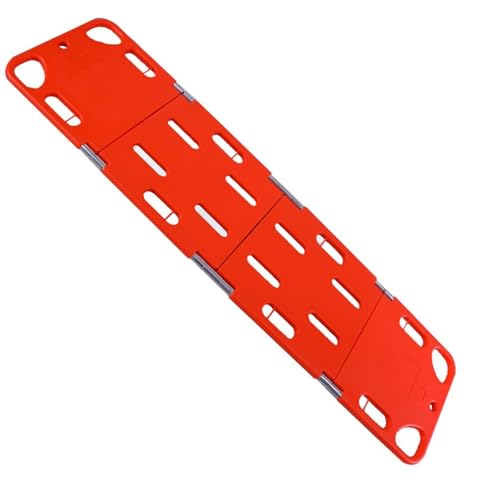 Foldable Spine Board Stretcher, 350Lb Load Capacity-77x18x1 in, Lightweight PE Backboard, Stretcher Medical for EMT Medical Stretcher Patient Mover Rescue