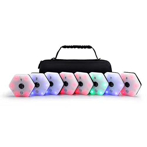 Reaction Training Light Speed Agility Improvement Reaction Lights Training Pods for Soccer Basketball Boxing Training
