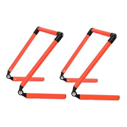predolo 2Pcs Sports Agility Hurdles for Practice Track Field Improves Coordination