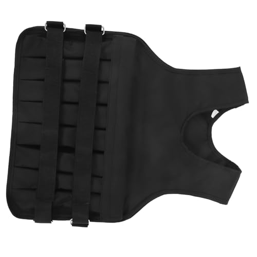 Adjustable Weight Fitness Vest for Running and Training Oxford Cloth Exercise Vest with Removable Weighted Sandbags for Men and Women