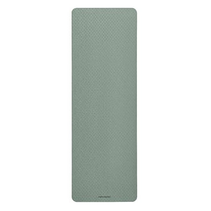 Retrospec Zuma Yoga Mat | 1/2 Inch Thick Non Slip Workout Mat | TPE Exercise Mat for Yoga, Pilates & Stretching | 72x24in - color: Sage
