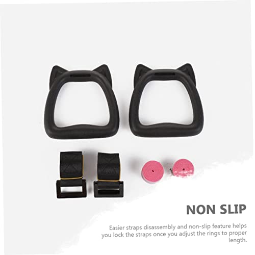 BESPORTBLE Fitness Gym Rings Ring Strap Stable Performance for Boys and Girls Adults Portable Training Workout