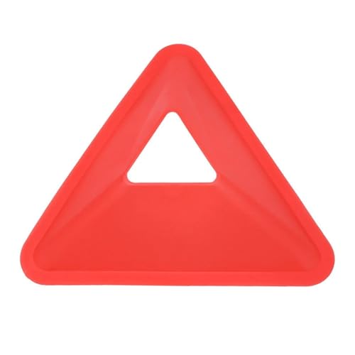 25pcs Soccer Cones with Holder Mark Disk Agility Drills Multi-Sport Training Space for Sports Basketball - color: Red