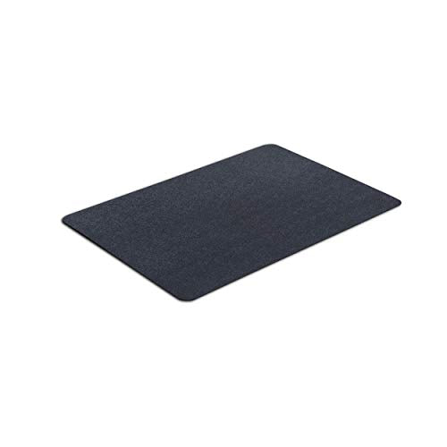 VersaTex Multi-Purpose Recycled PVC Floor Mat for Indoor or Outdoor Use, Utility Mat for Entryway, Tool Bench, Garage, Under-Sink, Patio, and Door Mat; 24" x 36", Black - size: 2' x 3' (Rectangular)