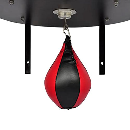 Wall Mounted Speed Ball Platform Set with Heavy Duty Swivel and Punching Bag for Boxing Fitness Training Home Gym Workout