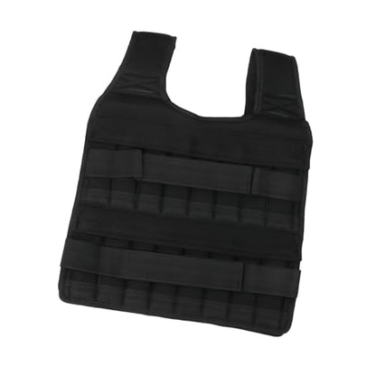 YARNOW Sports Weighted Vest for Exercise Adjustable Workout Equipment for Running Jogging and Lightweight Sleeveless Design Holds Up to Black