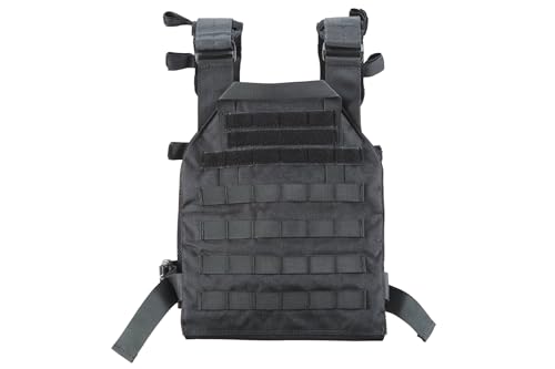 Weighted Vest for Men and Women Weight Vests Adjustable Strength and Endurance Training Fitness Tactical Running - color: Black