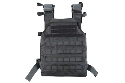 Weighted Vest for Men and Women Weight Vests Adjustable Strength and Endurance Training Fitness Tactical Running - color: Black