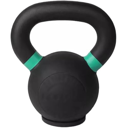 Kettlebell Weights Gym Solid Cast Iron Kettle Bells, Home Strength Training Dumbbell, Thickened Rubber Base, Sports Equipment(Dark green-10kg)