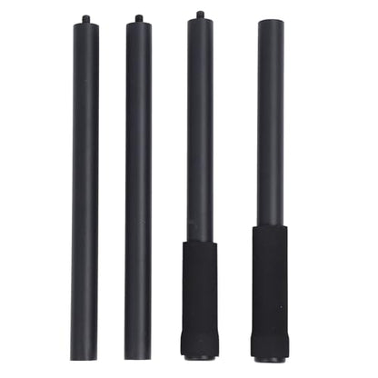 ZJchao 4 Piece Steel Rod Set with Foam Handles for Full Body Stretching Physical Pilates Balance Training Exercise Sticks Home Gym Workout Mobility Rehabilitation