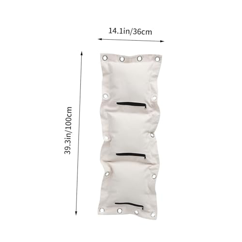 Garneck 1pc Wall-Mounted Wing Chun Boxing Bag Sticky sandbag Wing Chun Wall Bag Training Wing Chun Kick Bag Iron Palm Bag Boxing Empty sandbag fu Punch Bag Canvas Fitness