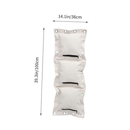 Garneck 1pc Wall-Mounted Wing Chun Boxing Bag Sticky sandbag Wing Chun Wall Bag Training Wing Chun Kick Bag Iron Palm Bag Boxing Empty sandbag fu Punch Bag Canvas Fitness