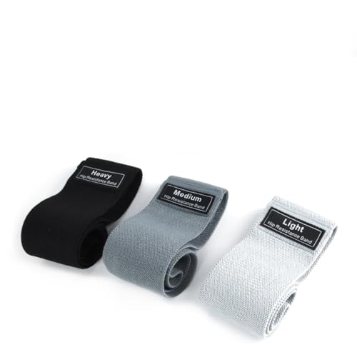 Edemsport Booty Bands Set of 3 – Fabric Resistance Bands for Glutes & Legs – Non-Slip, Durable, 3 Levels – Home, Gym & Yoga Workouts