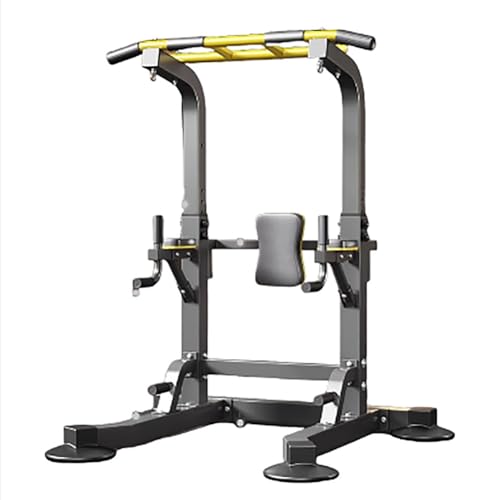 Floor-Standing Pull-Up Parallel Bar Station, Dip and Extension Station Power Tower, 10-Position Adjustable, Back Training Equipment, Load-Bearing 900Kg, Home Gym Stand