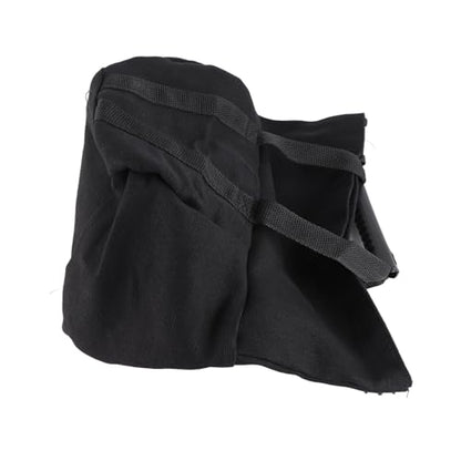 Fitness Sandbag with Handles for Weightlifting and Strength Training Empty Canvas Workout Power Bag (Black)