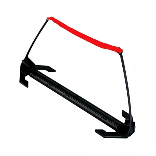 Milageto Adjustable Agility Hurdle PVC Bar Jump Set Portable for Kids