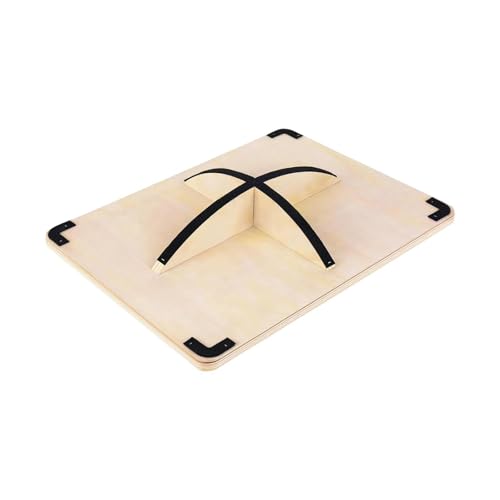 Balance Board Wobble Board Yoga Training Board Exercise Board Core Training Board Sturdy Wooden Construction Anti Slip Roller Design Suitable for