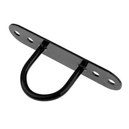 U/ D Suspension Ceiling Anchor Wall Mount Trainer Bracket for Yoga Swings Hammock Battle Rope Black