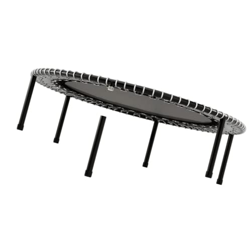 bellicon Mini Trampoline | Bungee Suspension up to 440 lbs | Indoor Fitness Rebounder for Adults | Screw-in Legs