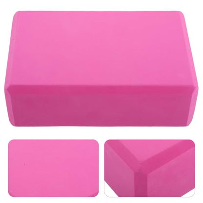 Luxshiny 2pcs Non-slip Eva Yoga Blocks for Balance and Flexibility, High Density Foam Exercise Bricks for Pilates, Stretching, and Yoga Training, Suitable for Adults