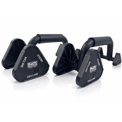 Body Sculpture Adjustable Push up bars strength training with foam grip & non-slip handling.The leg height is adjustable Push Up Stands for Men & Women