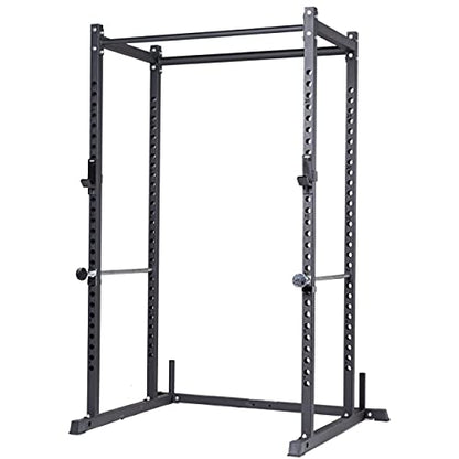 REP Fitness PR-1100 Power Rack Home Gym System, Squat Cage with Attachment Compatibility Multi-Grip Pull Up Bar, Adjustable J Cups, Extended Safeties, 700 lb Capacity, Strength Training Equipment - style: Power Rack