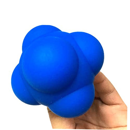 2pcs Hexagonal Silicone Reaction Training Agility Test and Coordination Workout Tool for Men and Women Bouncing for Speed and Improvement Indoor Exercise Equipment