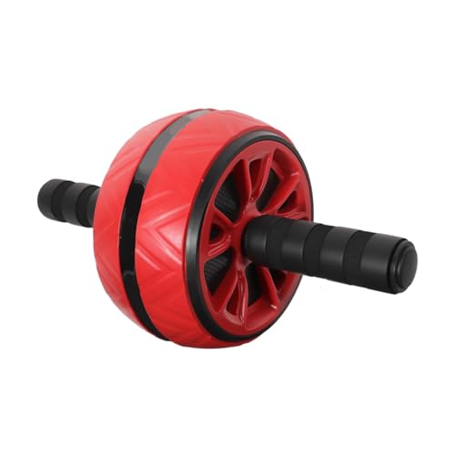 Happyyami Silent Ab Roller Wheel with Large Design and Knee Mat Abdominal Muscle Trainer for Home Gym Fitness Suitable for Men Women Beginners and Experts