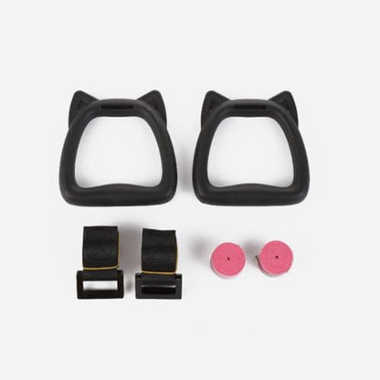 Alipis Adjustable Gymnastics Rings with 2m Straps, Professional Pull-up Rings Bodybuilding Circles Set for Home Strength Training and Gymnastics Exercises