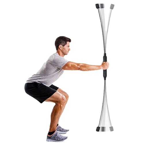 Yoga Starter Set - Flexi Bar, Resistance Band & Shoulder Tube for Elastic Exercise & Training Fitness - color: BLACK