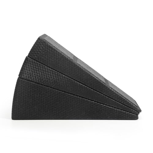 Slant Board for Calf Stretch - 3-Level Foam Ramp Plate, Non-Slip Stretching Support Tool for Yoga Pilates Training, Lightweight Recovery Aid | Home Gym Fitness Flexibility Balance Strength