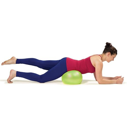OPTP Soft Movement Ball - 12 Inch Exercise and Pilates Ball for Yoga and Core Stability, Soft Inflatable Physical Therapy Balls Featuring Easy-Grip Texture