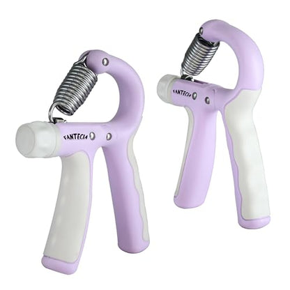 Hand Grip Strengthener for Kids and Youth, Adjustable Resistance Hand Gripper 11-45Lbs, Hand Grips for Strength Training, Stress Relief Grip - color: Purple-2 pack