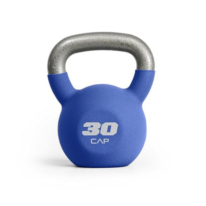 CAP Neoprene Coated Kettlebells - Multiple Sizes - size: 30 pounds