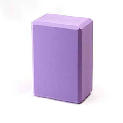 High Density EVA Foam Yoga Block 9" x 6" x 4" - color: Purple