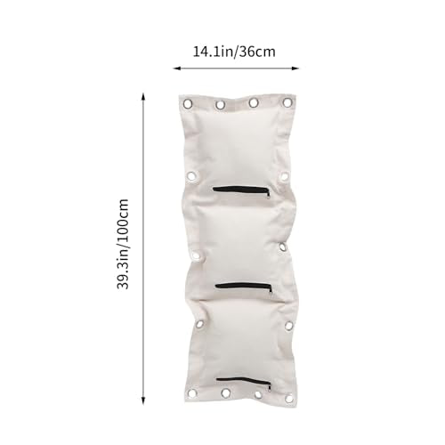 UPKOCH Boxing Triplet Wall Bag Thickened Heavy-Duty Hanging Empty Sandbag Fitness Training Tool for Martial Arts and Kickboxing Workout