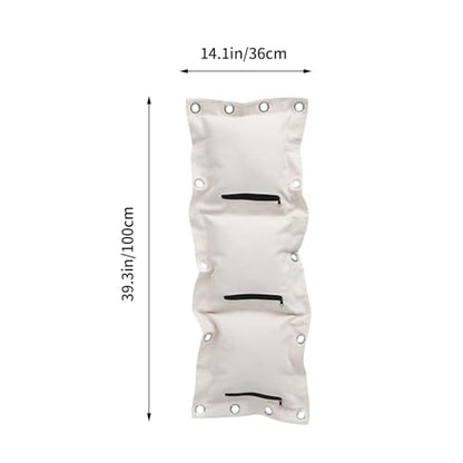 UPKOCH Boxing Triplet Wall Bag Thickened Heavy-Duty Hanging Empty Sandbag Fitness Training Tool for Martial Arts and Kickboxing Workout