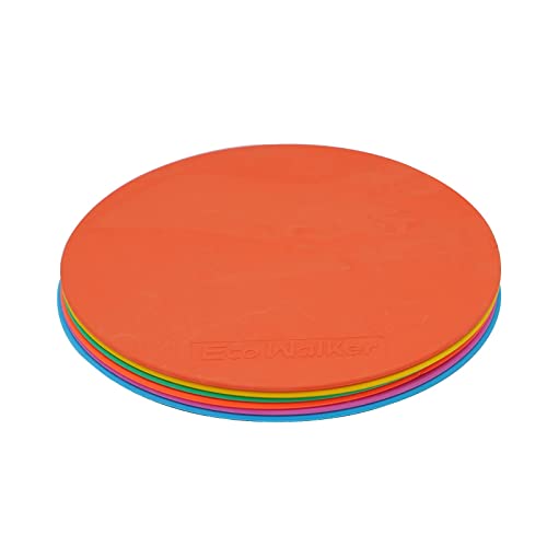 12pcs 8inch Floor Flat Spot Markers for Basketball Football Sports Speed Agility Training