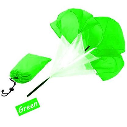 Running Speed Chute Resistance Parachute 56 inch Powerchute Umbrella Training Sprint Power Soccer Trainer for Runner, Football, Soccer Drilling